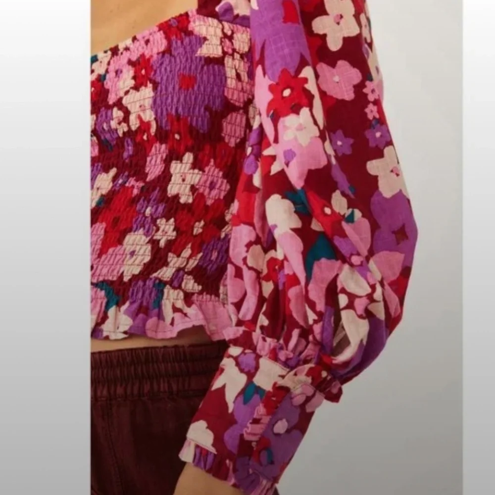 Free People Ariana Printed Top - Party Combo